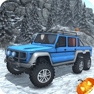 Snow Driving Offroad 6x6 Truck