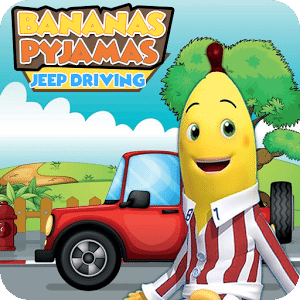 Banana At Pyjama jeep driving