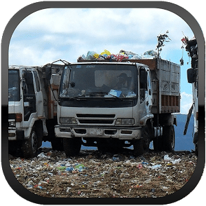 City Garbage Cleaner Truck 3D