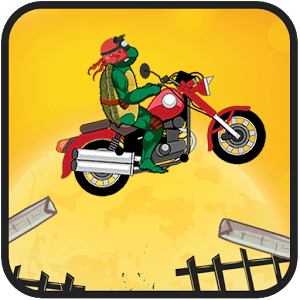 Turtle Motobike Ninja Adventur