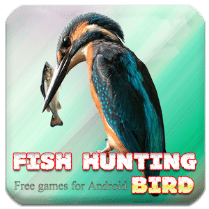 Fish hunting bird