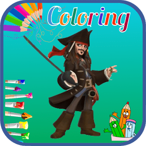 Coloring Page for Pirate