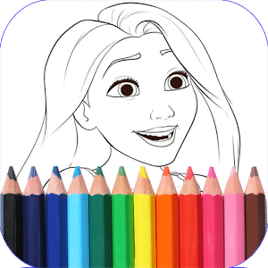 Aurora Princess Coloring BOOK.