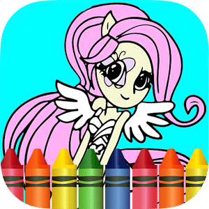 Coloring Equestrian Girl Game
