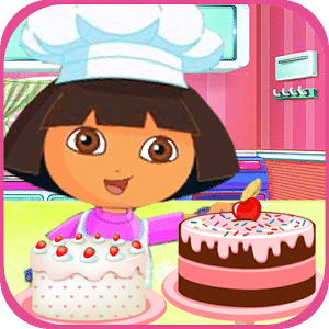 Little Dora Birthday Cake