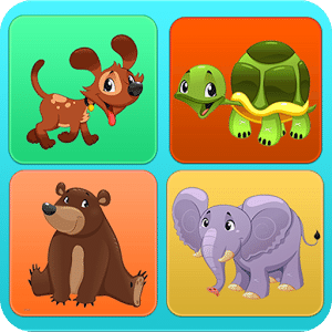 Kids Zoo Memory Game