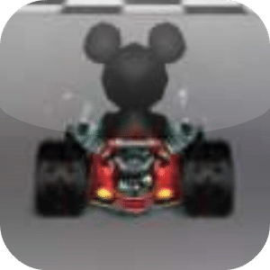 Racing Mickey-Mouse Car