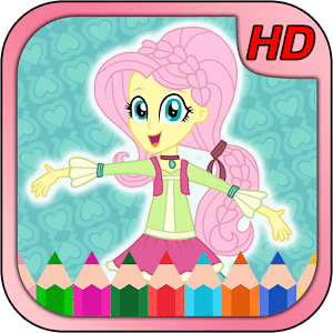 Coloring - Equesteria MLP Girl