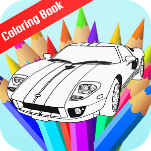 Super Car Coloring Book Game