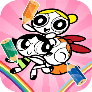 Girls Coloring for Power Puff