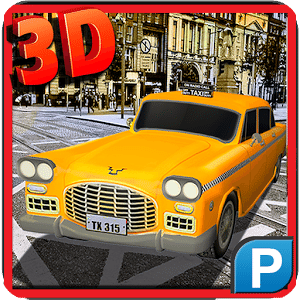 3D 车停车的出租车司机