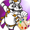 free coloring game for five nights fans