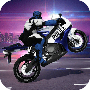 Police Moto Bike Robot Racing