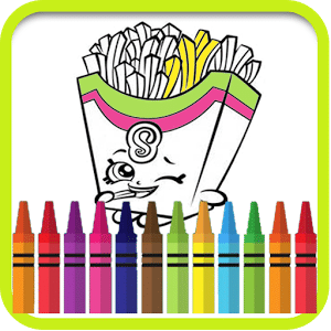 Coloring Book Pages Shopkins