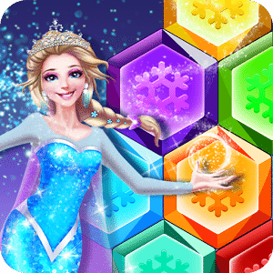 冰雪公主块拼图