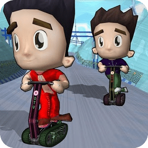 Snow Scooter Rider