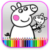 ColoringBook: pig pippa paint Fans