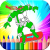 Coloring ninja turtlesss go