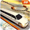 Limo Car Sky Track Impossible Driving Simulator 3D