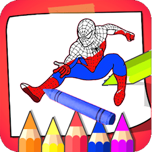 Superhero Coloring For Kids