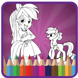 Coloring For Equestria Girls