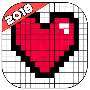 Pixel Sandbox 2018 : Cartoon Number Coloring