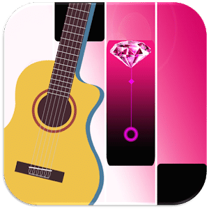 Pink Diamond Magic Tiles - Guitar Edition