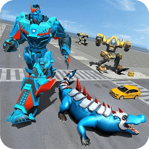 机器人 鳄鱼 游戏 - 改造 机器人 攻击