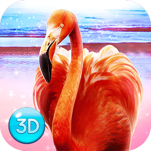 Wild Pink Flamingo Life Simulator