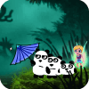 Fantasy 3 Pandas in Adventure Game
