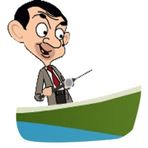Mr.Bean Fishing Game For Kids