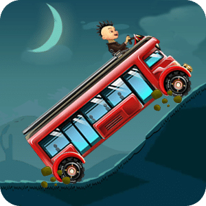 Upin Bus Extreme Hill Racing