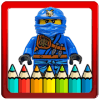 Coloring book for Lego of Ninjago