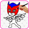 Coloring Pages for PJ hero masks