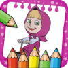 Coloring Pages for Masha and The Bear