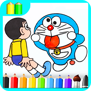 Dessin et coloriage: Doraemon Fans