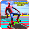 Superheroes Hoverboard Fast Highway Racing
