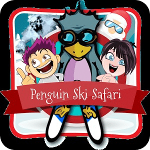 企鹅滑雪赛圣诞节游戏