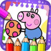 coloring Peppo Pig fan