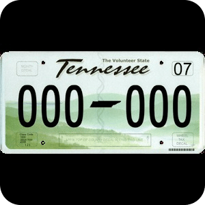 Tennessee County Plates