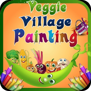 Veggie Village Painting