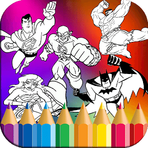 coloring book Super Heros free