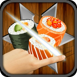 FREE Ninja Sushi Swipe Game