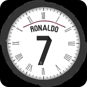 Cristiano Ronaldo Widget Clock