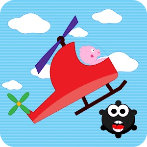 Peppie Pig Copter Racing Games