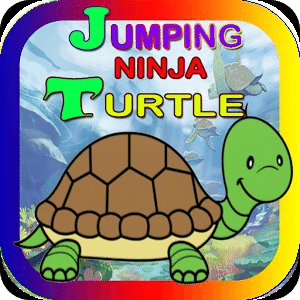 Jumping Ninja turtle