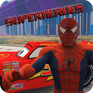 SuperHeroes (Batmen, Spiderme....) Car stunts 2018