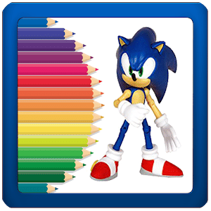 Learn to color Sonic