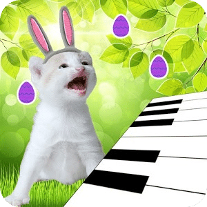 3D Singing Bunny Kitten Piano