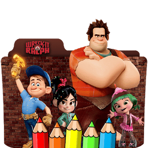 coloring wreck it ralph for fans